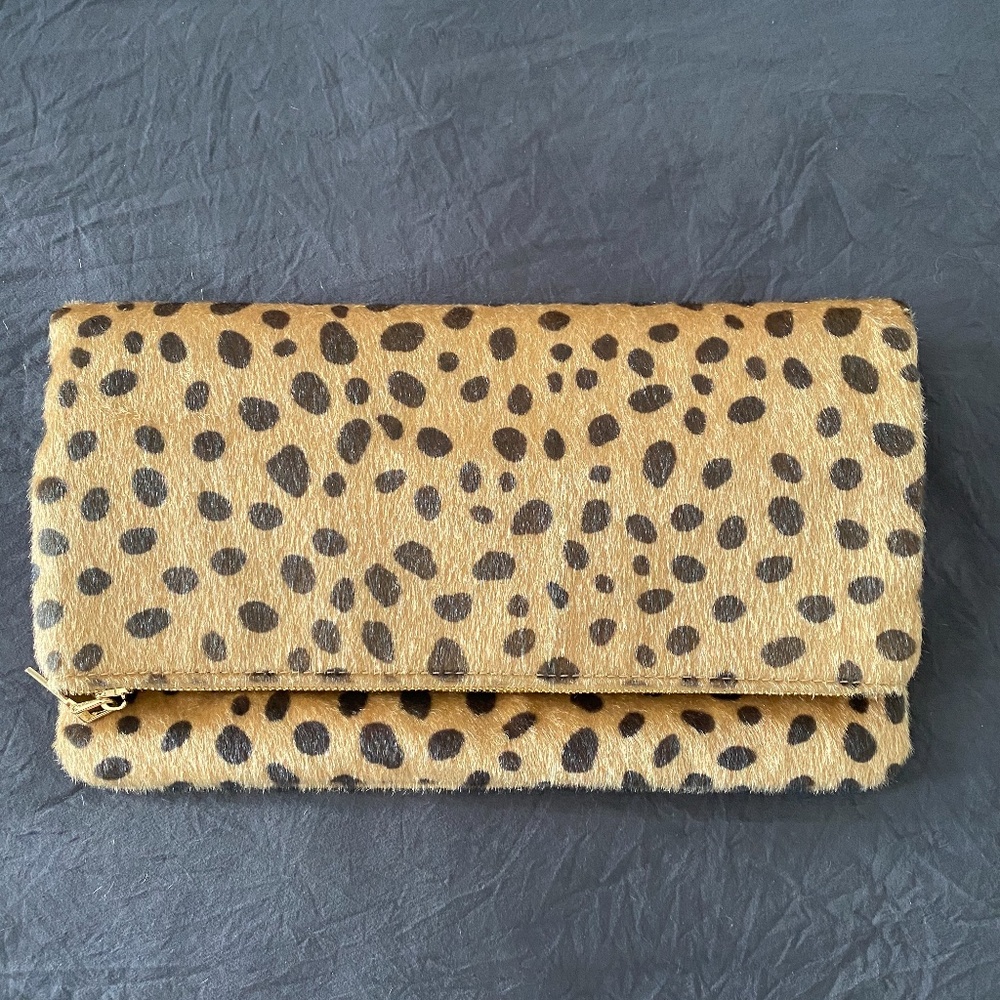 Cheetah Print Clutch